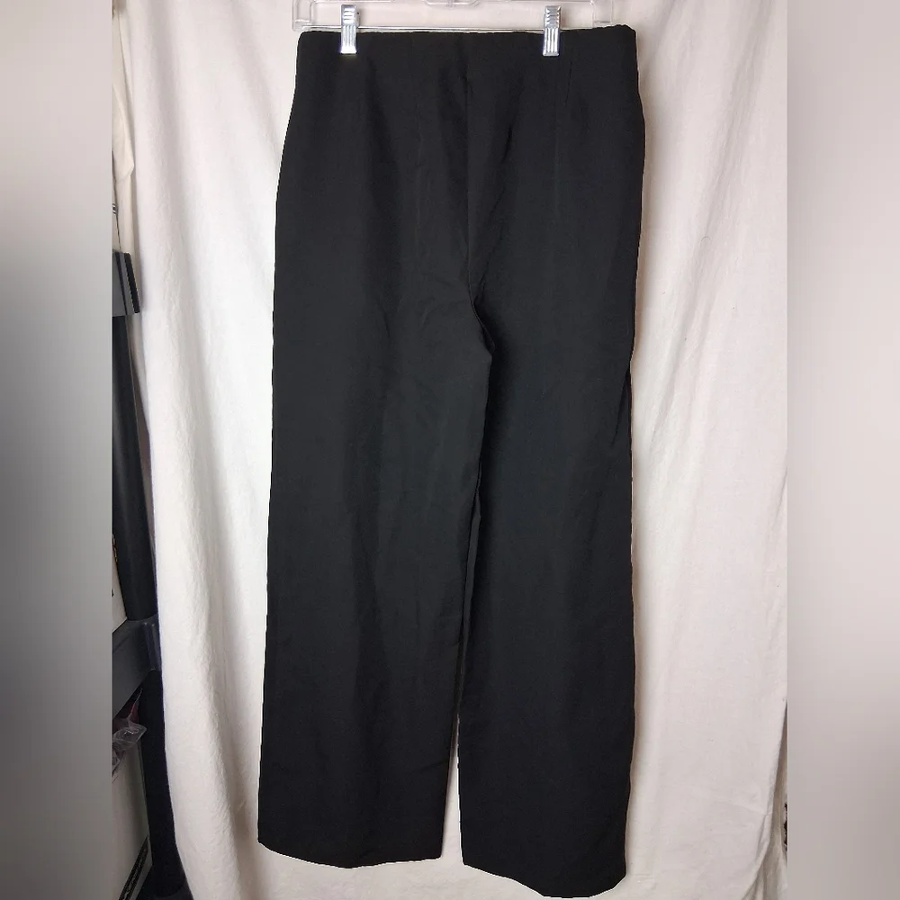 Madden NYC Black Wide Leg Dress Pants Large - Picture 4 of 6